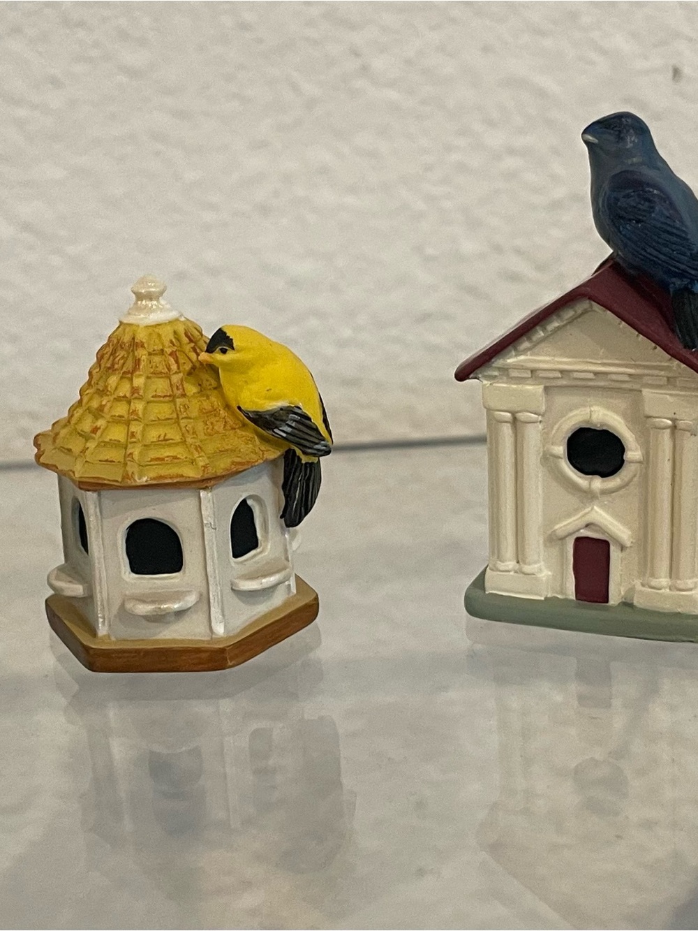 Lenox Set of Four Birdhouse Figurines